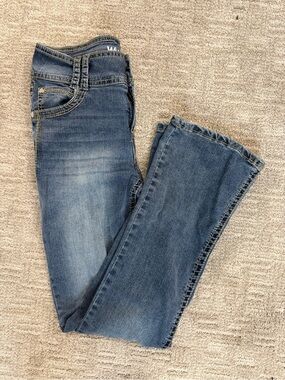 Wallflower Lucious Curvy Women's Blue Denim Jeans size 7